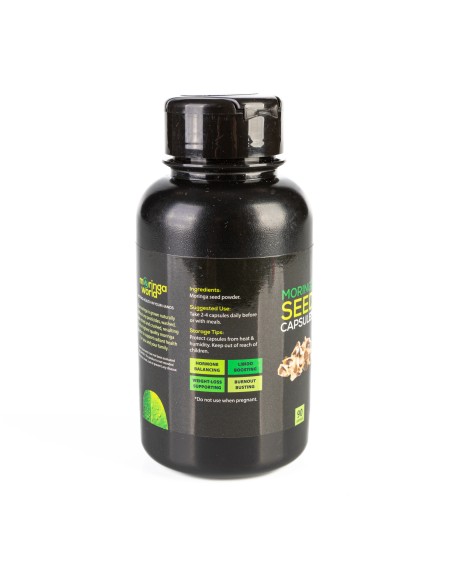 Moringa Seed Powder Capsules (90 capsules) | Moringa World