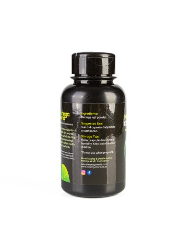 Moringa Leaf Powder Capsules (120 capsules) | Moringa World