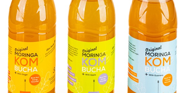 Kombucha with Moringa, Apple, Ginger, and Guarana: A Natural Energy and Wellness Drink