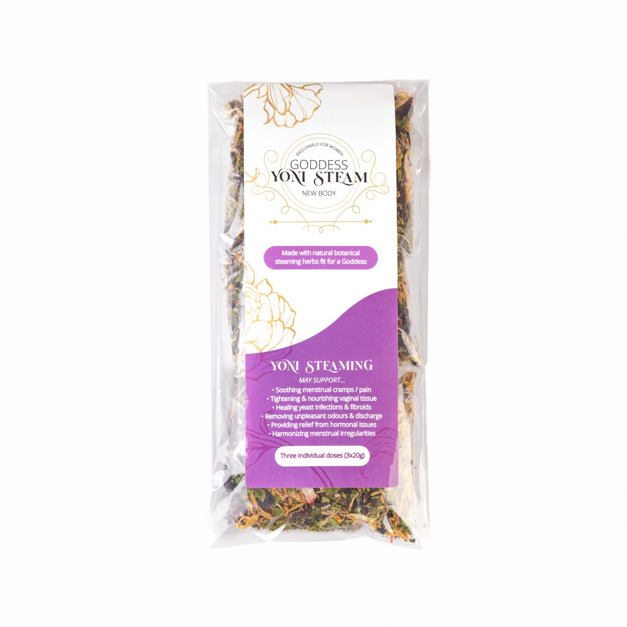 Moringa World Goddess Yoni Steam. Herbal Feminine Wellness and Traditional Benefits